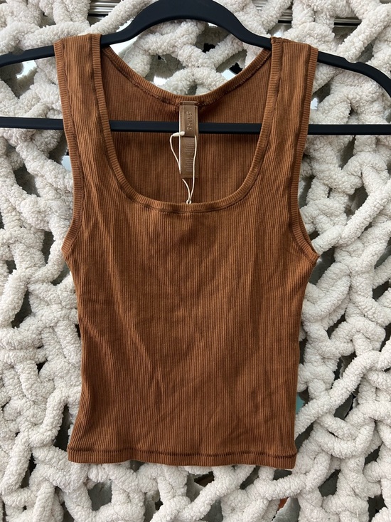 SKIMS Tops - SKIMS COTTON RIB TANK NWT - CHAI